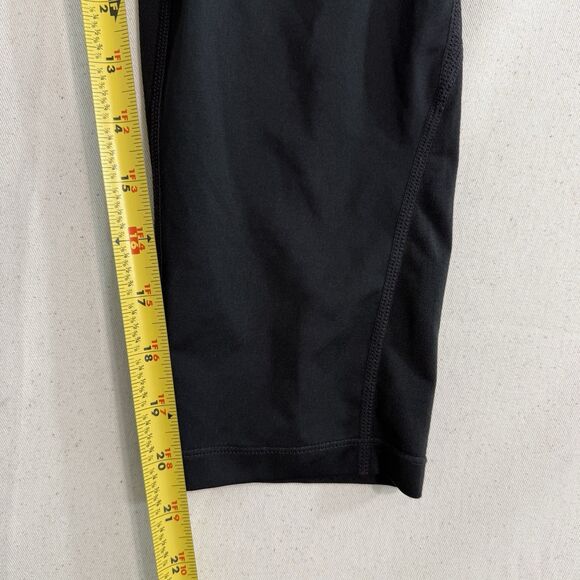 Women's Nike Pro Black Compression Crop Leggings Size Medium - Picture 6 of 9